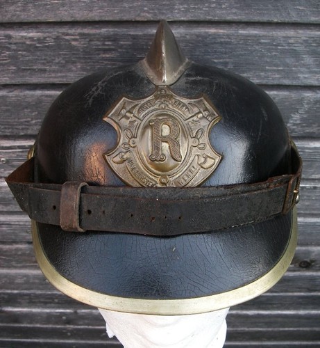 Feuerwehrhelm antik feuerwehr - antik,
