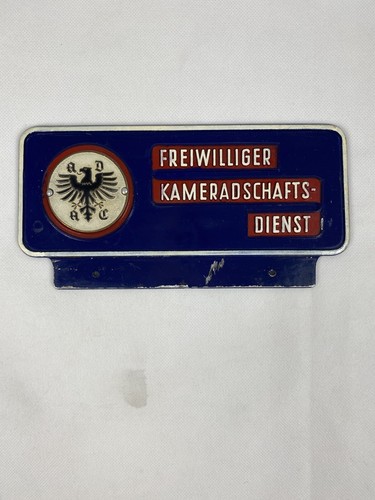 Blechschild adac freiwilliger - adac,