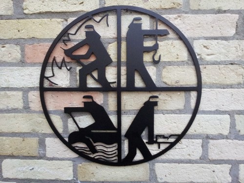 Feuerwehr logo stahl wappen - logo,