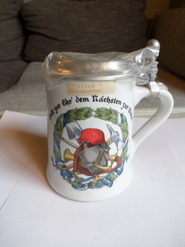 Bierkrug feuerwehr mit - 0,5,