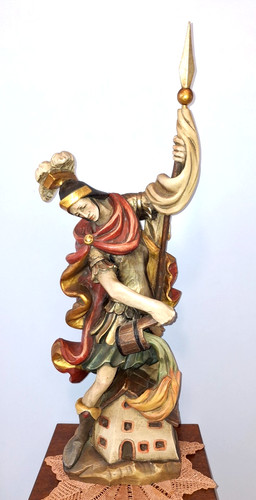 Holzfigur geschnitzt hl - holzfigur, geschnitzt,